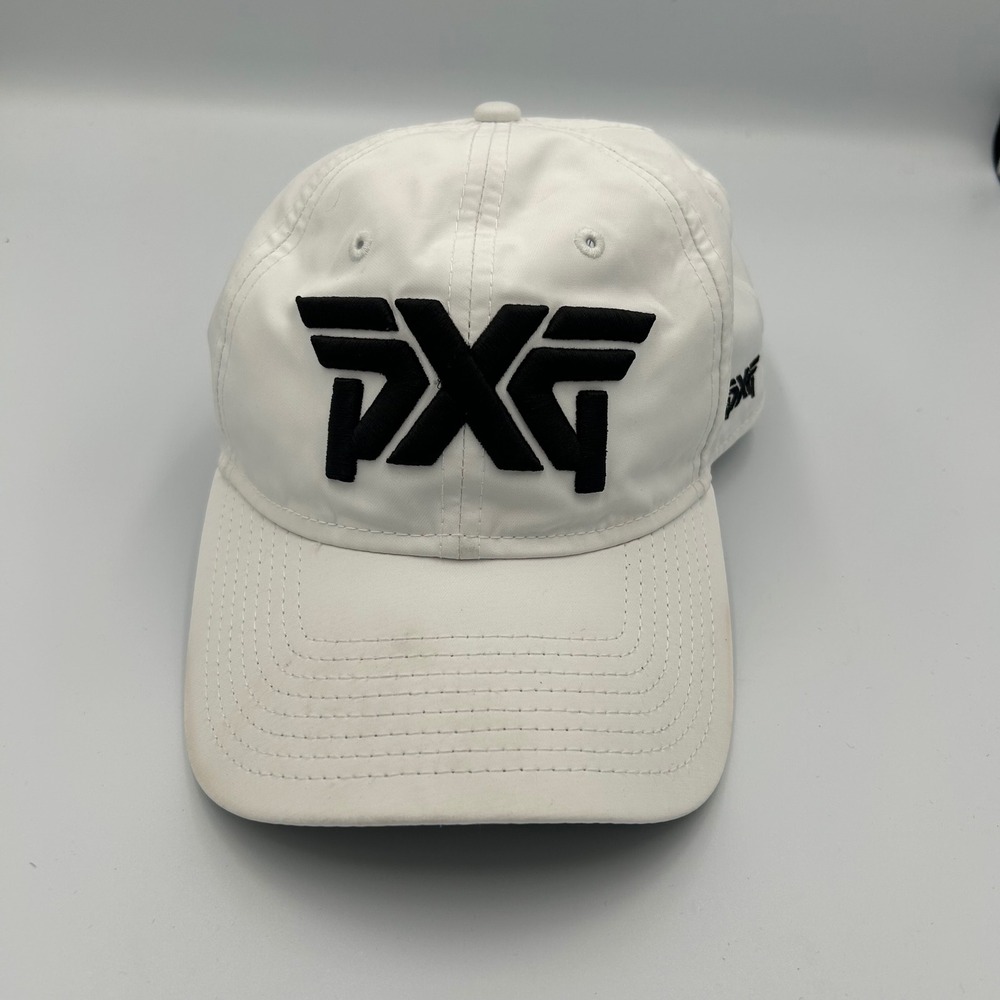 PXG Golf Hat Mens OSFM White New Era 9TWENTY Adjustable Strapback Cap